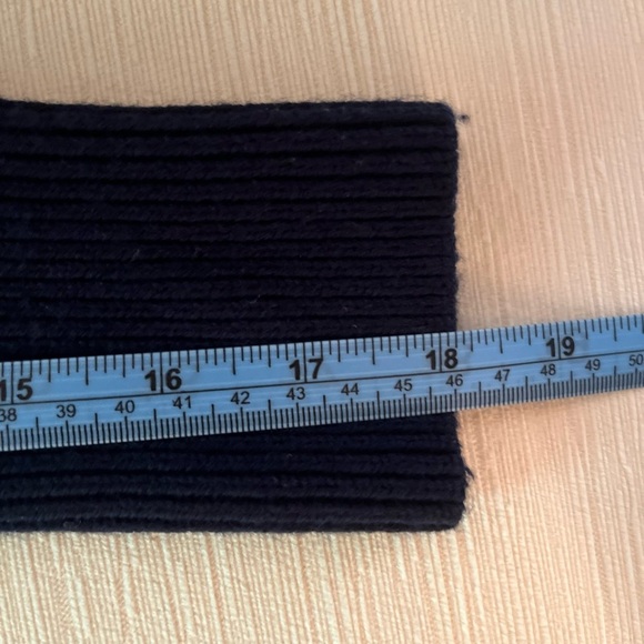 Trina Turk Sweater - Women's Small Navy Blue Green - Zip Turtleneck Pullover - Picture 9 of 12